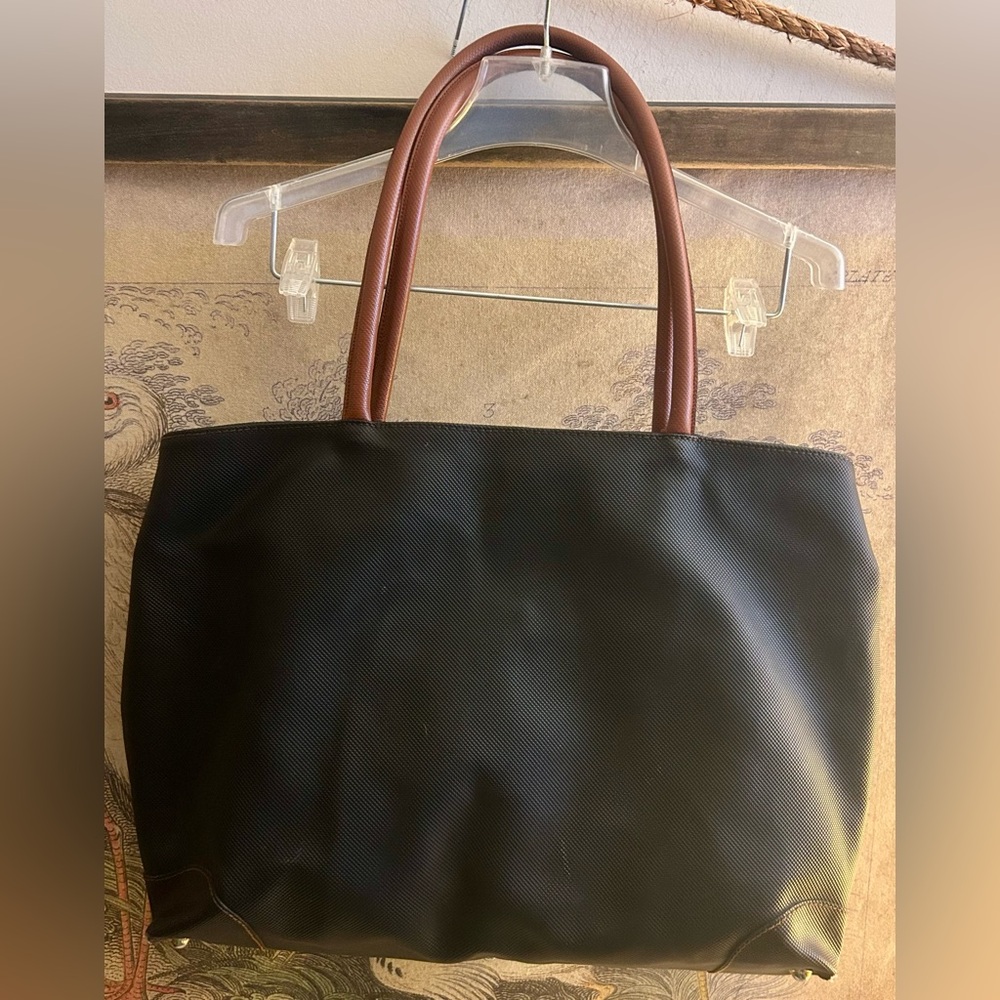 * Bottega Veneta Italian Designer Black Tote Bag *